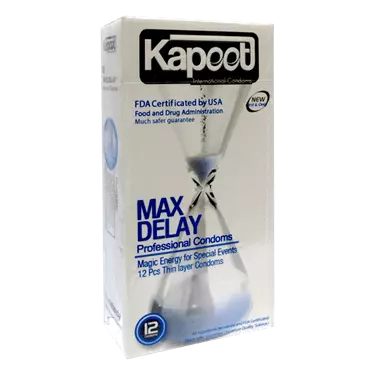 کاندوم max delay (blue) 12 pcs کاپوت